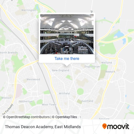 Thomas Deacon Academy map