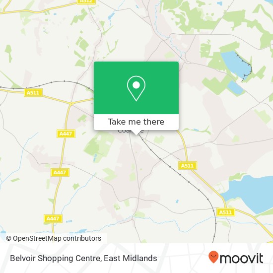 Belvoir Shopping Centre map