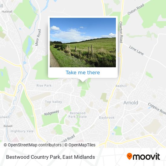 Bestwood Country Park map