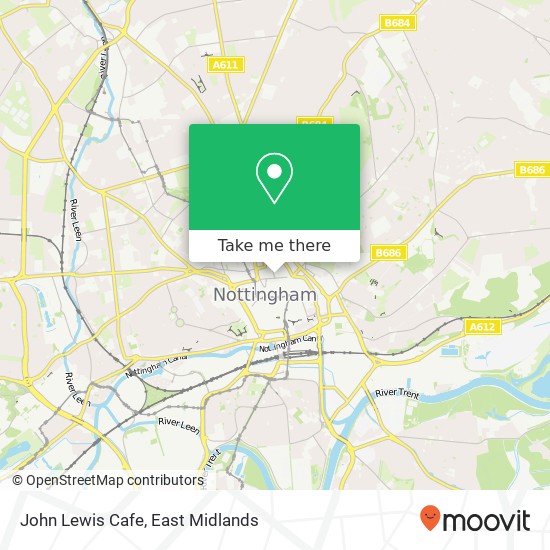 John Lewis Cafe map
