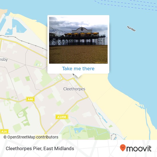 Cleethorpes Pier map