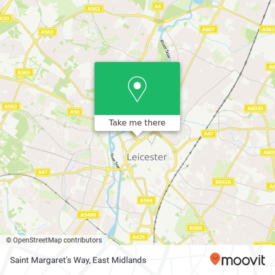 Saint Margaret's Way map