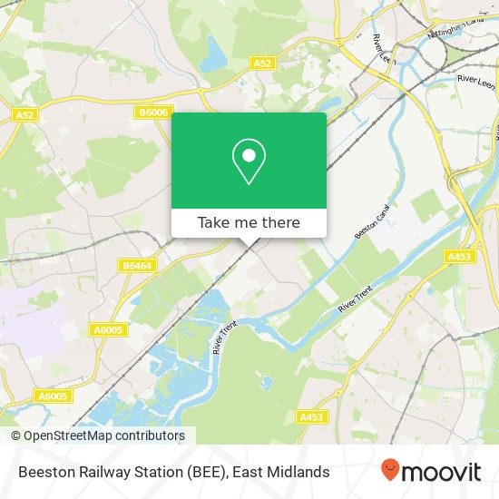 Beeston Railway Station (BEE) map