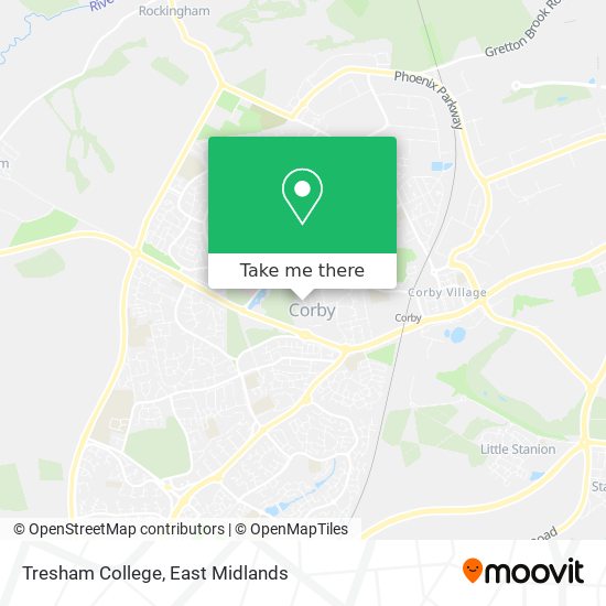 Tresham College map