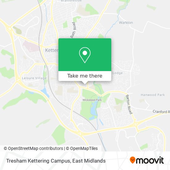 Tresham Kettering Campus map