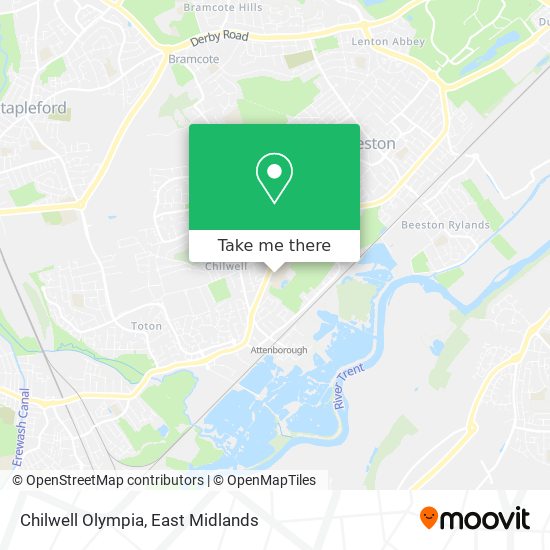 Chilwell Olympia map