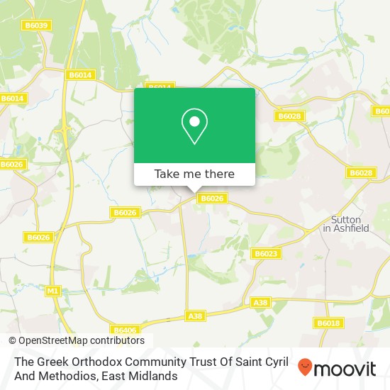 The Greek Orthodox Community Trust Of Saint Cyril And Methodios map