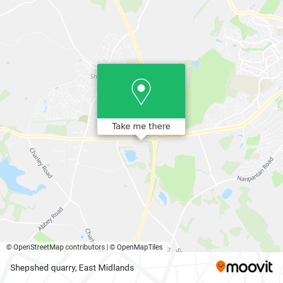 Shepshed quarry map