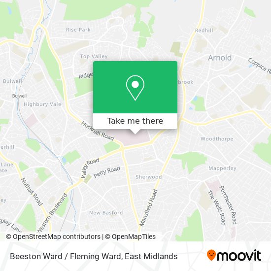 Beeston Ward / Fleming Ward map