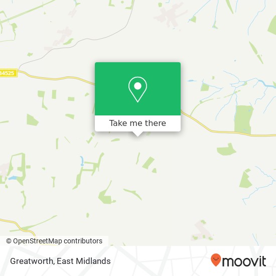 Greatworth map