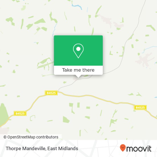 Thorpe Mandeville map