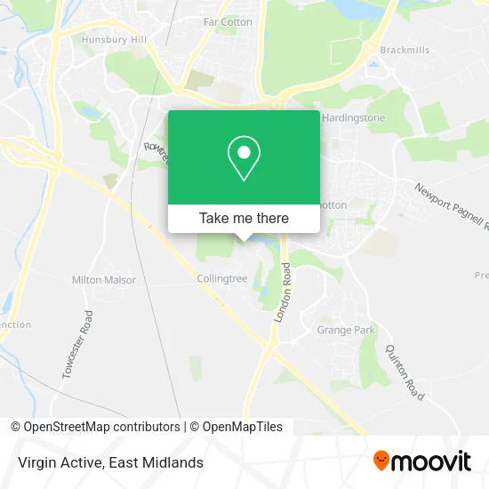 Virgin Active map