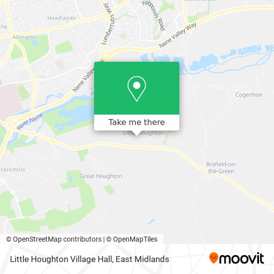 Little Houghton Village Hall map