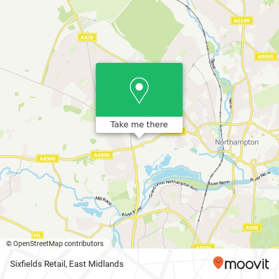 Sixfields Retail map