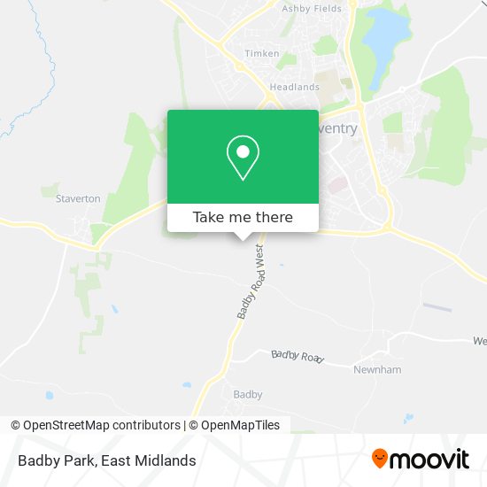 Badby Park map