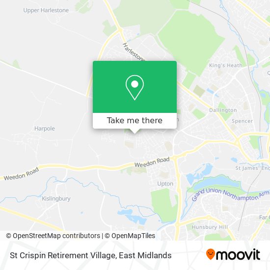 St Crispin Retirement Village map