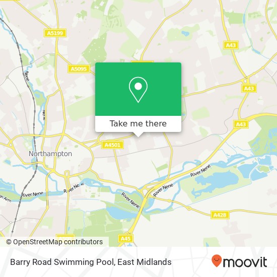 Barry Road Swimming Pool map