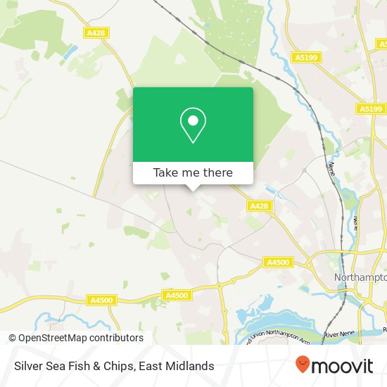 Silver Sea Fish & Chips map