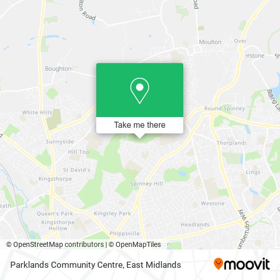 Parklands Community Centre map