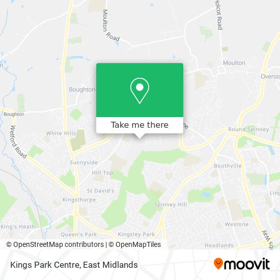 Kings Park Centre map