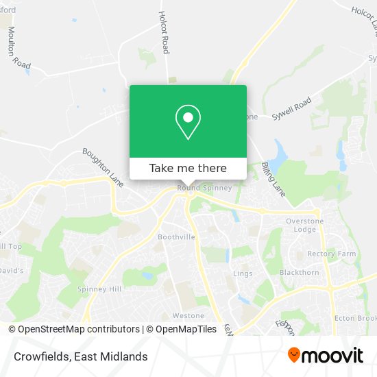 Crowfields map