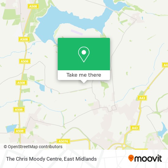 The Chris Moody Centre map
