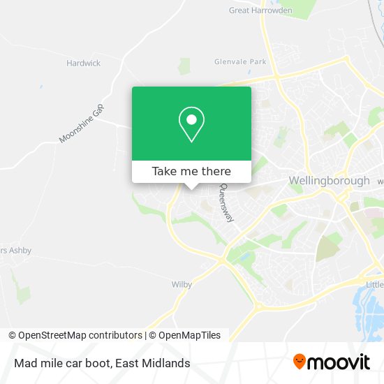 Mad mile car boot map