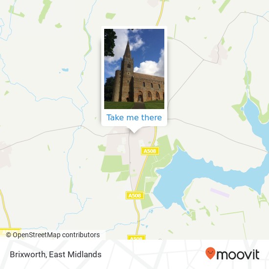 Brixworth map