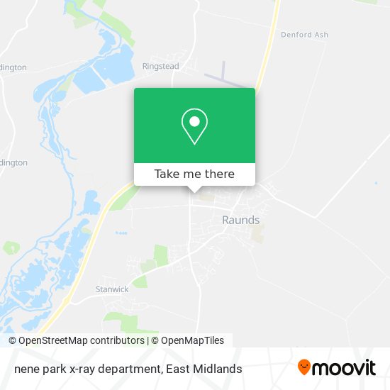 nene park x-ray department map