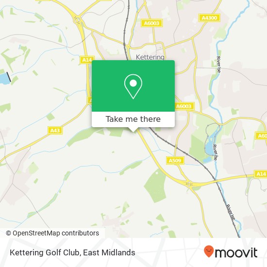 Kettering Golf Club map