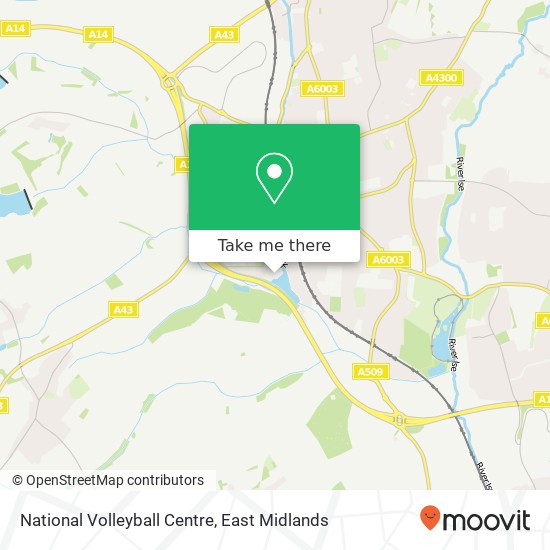 National Volleyball Centre map