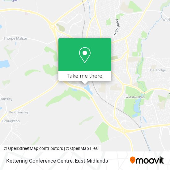 Kettering Conference Centre map