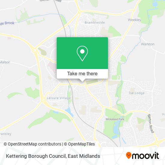 Kettering Borough Council map