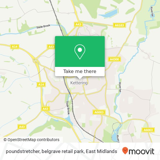 poundstretcher, belgrave retail park map