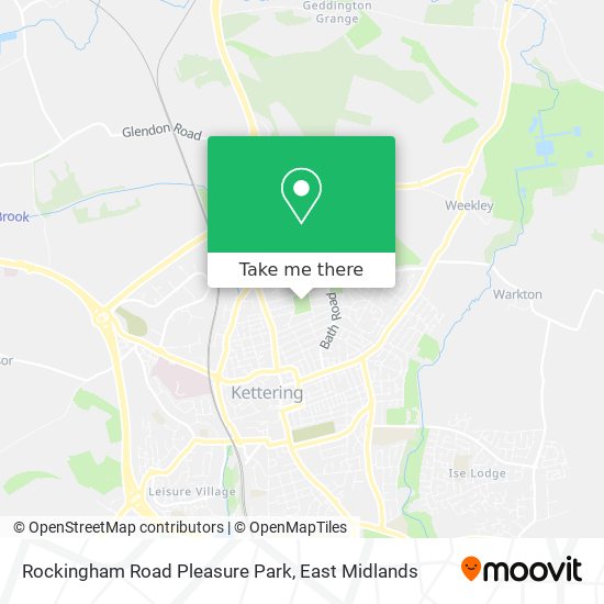Rockingham Road Pleasure Park map