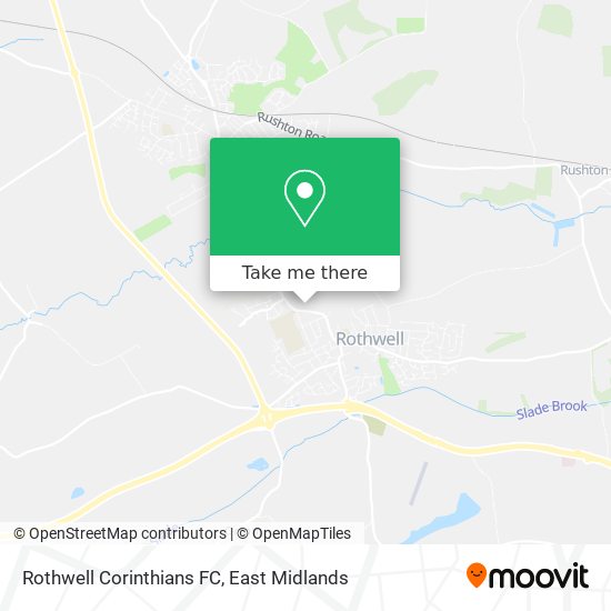 Rothwell Corinthians FC map