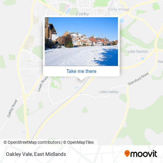 Oakley Vale map
