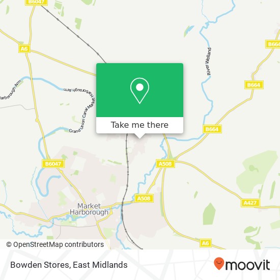 Bowden Stores map