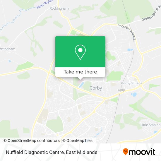 Nuffield Diagnostic Centre map