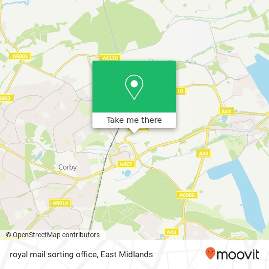 royal mail sorting office map
