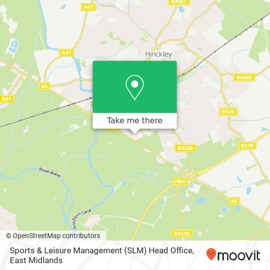 Sports & Leisure Management (SLM) Head Office map