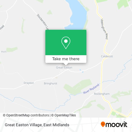 Great Easton Village map
