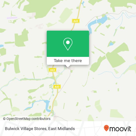 Bulwick Village Stores map