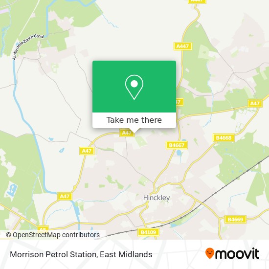 Morrison Petrol Station map