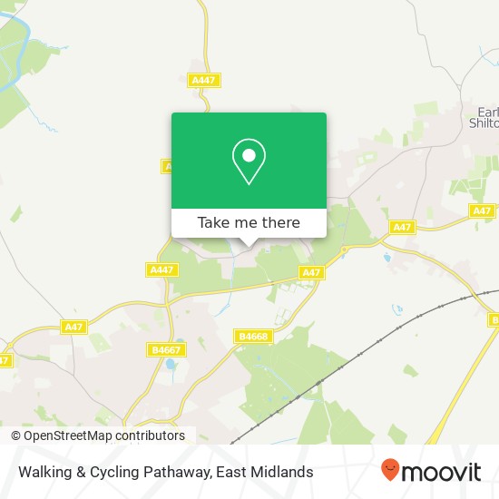 Walking & Cycling Pathaway map