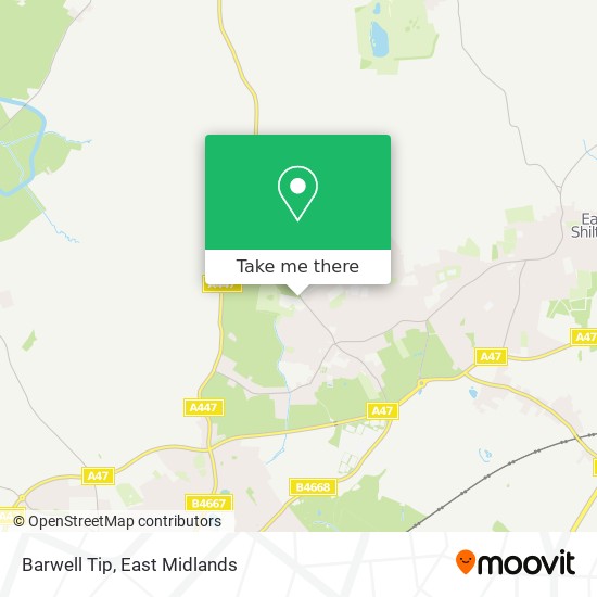 Barwell Tip map