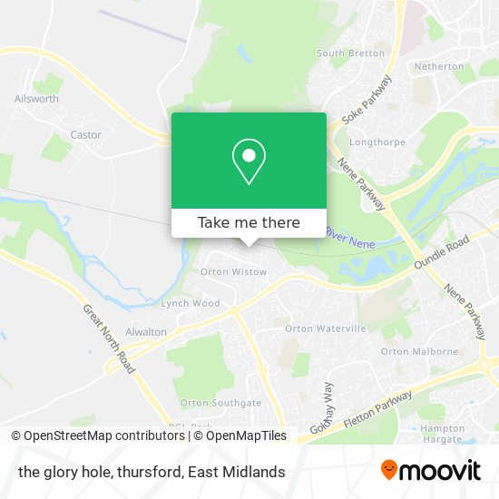 the glory hole, thursford map