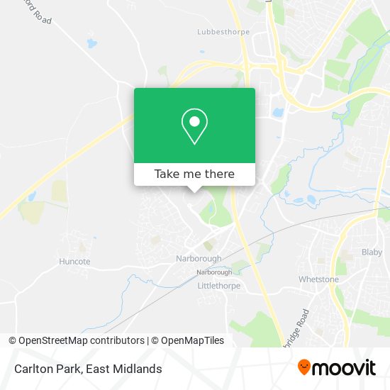 Carlton Park map