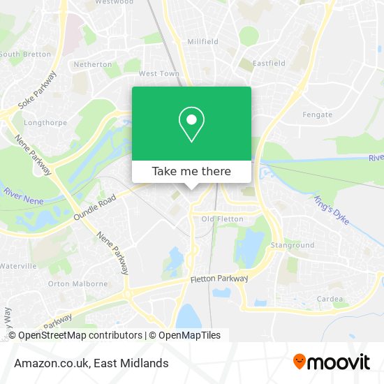 Amazon.co.uk map