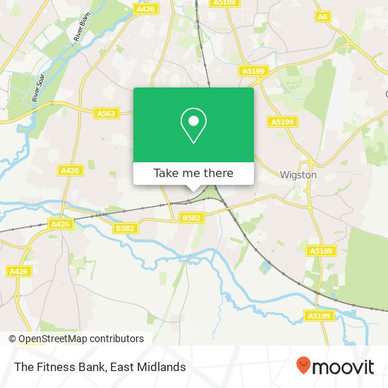 The Fitness Bank map